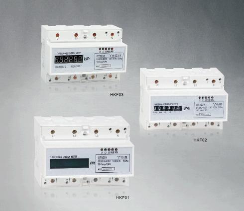 dts866三相四线电力系统导轨式安装电能表