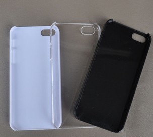  iphone5单底壳/贴皮凹槽壳厂家直销