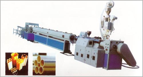 供应高品质PVC、PE多孔梅花管管材挤出生产设备