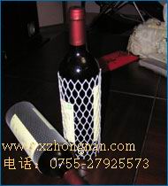 武汉专业生产酒瓶包装网套，尼龙网套，塑胶网套v