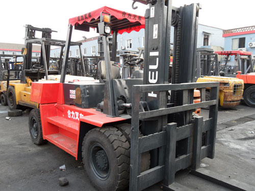 上海现货供应二手7吨合力叉车，就在上海铁牛