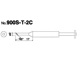 全球供应/白光HAKKO烙铁头900S-T-2C/900S-T-3C