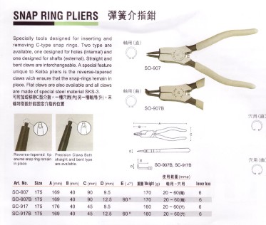 马牌35度/40度斜口钳N-214/N-215/N-216批发