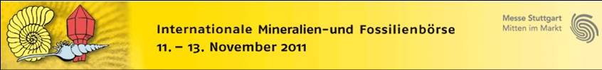 2011斯图加特矿物质及化石交易会Internationale Mineralien- und Fossilienb?rse