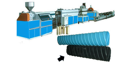 塑料管材生产线，塑料波纹管设备，青岛海天一塑胶机械