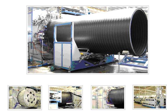 专业优质HDPE大口径中控缠绕管生产设备