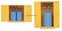 供应济南油桶储存柜55/110加仑， 易燃液体防火安全柜，安全柜