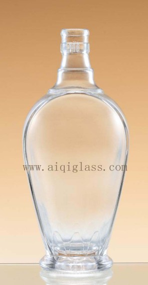 长期供应广州爱淇500ml透明玻璃白酒瓶 