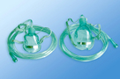 供应一次性使用吸氧面罩，带雾化器型吸氧面罩，威海世创医疗