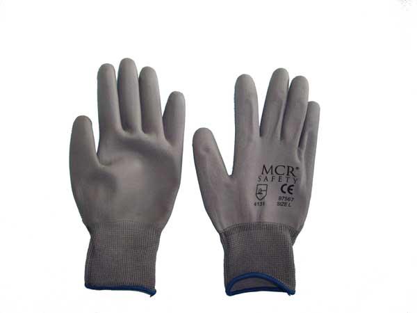 供应深圳97567手套，PU涂层手套，针织手套，针织安全手套