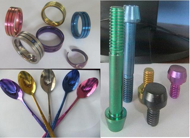 金福钛业专业做钛合金表面阳极氧化及多种颜色供选