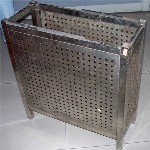 佛山炳辉网业长期供应不锈钢电脑主机保护箱 不锈钢圆孔板