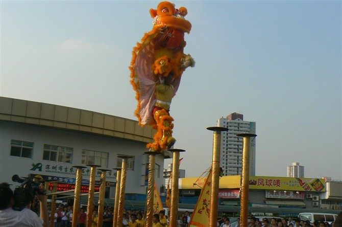 广州开业醒狮团，醒狮队表演出租