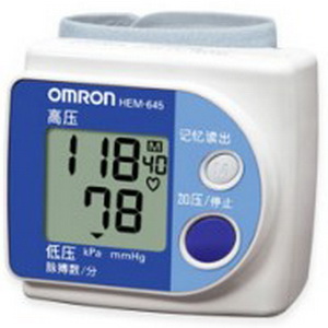  陕西供应商，欧姆龙电子血压计HEM-645，在西安子涵医疗器械专卖