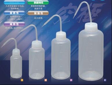 洗瓶，PFA氟树脂，能高温消毒，广口瓶，100ml
