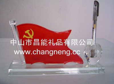 水晶办公用品,水晶办公摆件,水晶办公纪念品,水晶办公三件套 中山水晶礼品公司