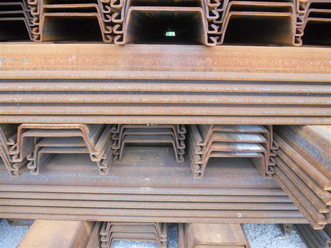 低价大量出售6米9米12米拉森钢板桩  钢板桩规格