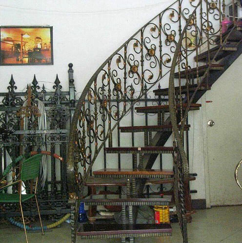 广州优质的铁艺楼梯扶手厂家直供