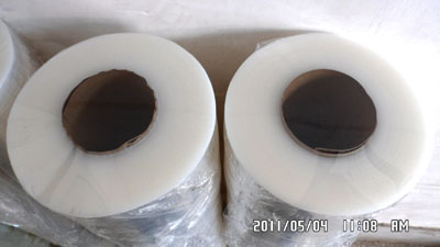 100mm，125mm0.017mm无纸管缠绕拉伸膜 玉海包装材料厂