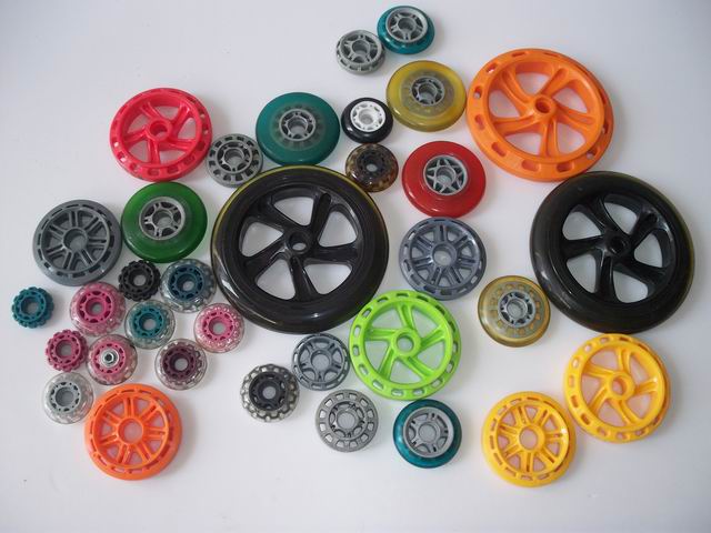 塑胶轮子，彩色塑胶轮，儿童自行车塑胶轮，四马供应玩具塑胶配件