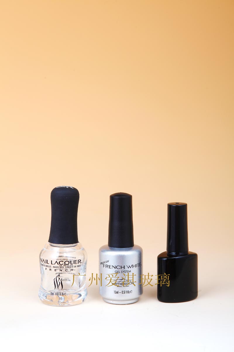 长期供应广州15ML黑色甲油胶包装瓶，黑色甲油胶瓶