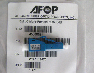  754-1107-4LE01A AFOP固定阴阳式LC型光衰减器 