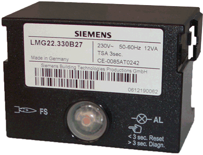 利雅路燃烧机德国SIEMENS西门子LMG22.230A27程控器/燃烧机控制器