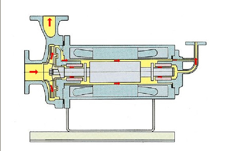 屏蔽泵转子的结构图图片