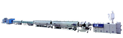 生产{gx}高品质PE大口径燃气管材设备，塑机管材挤出设备