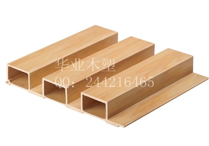 供应生态木绿可木长城板墙板 三轨高长城板 （华业装饰材料）