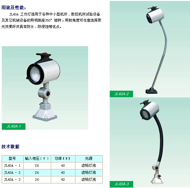 （欢迎订购）厂家直销yz工作灯、JL50B系列工作灯