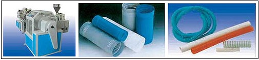 钢丝增强多用途塑料管材设备，青岛祥坤塑机明星企业