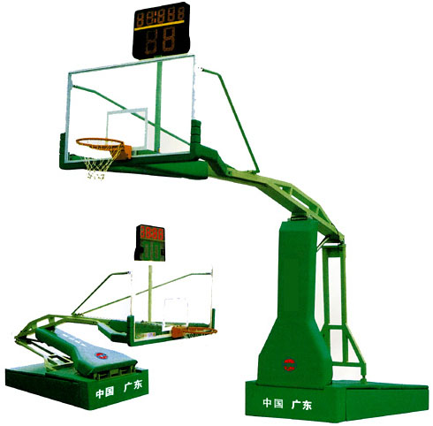 珠海专业翻新篮球架，梯形钢板篮球架，液压篮球架