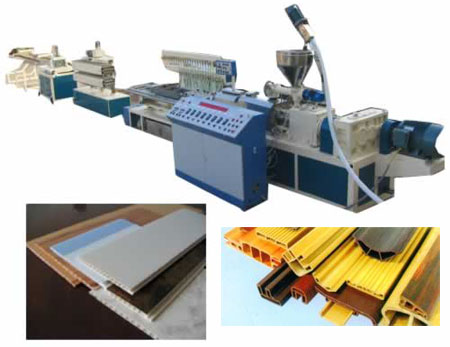 塑料扣板生产线,青岛华磊专业制造各种规格扣板生产线