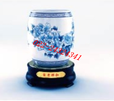 天津上扇（善）若水茶礼套装HY-1123（蓝玫瑰）批发厂家批发团购