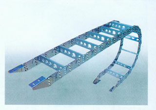 优质承重型钢制拖链报价，机床穿线钢制拖链价格，