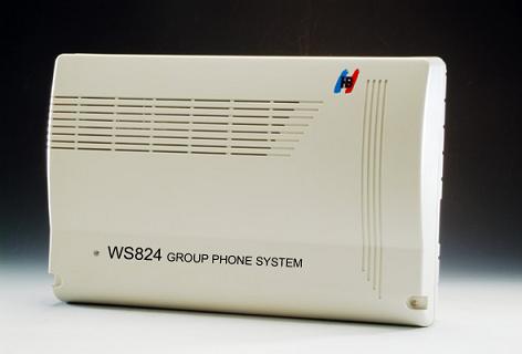 国威电话交换机WS824 程控电话交换机 电话交换机安装1