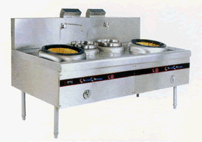 供应双头单尾炒炉 厨房设备 武汉厨具公司 不锈钢厨具