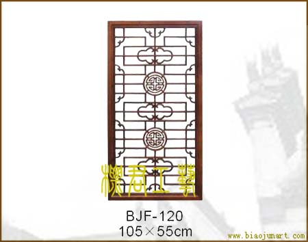 标君工艺系列供应仿古门窗落地罩挂落圆洞门BJF161