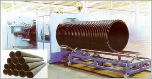 生产{gx}高品质HDPE大口径中空壁缠绕管生产挤出设备