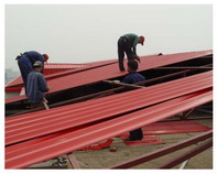 深圳承建彩钢钢结构工程 搭建彩钢瓦顶 屋顶钢架加层