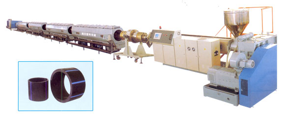 青岛海天一塑机--生产各种型号挤出机、HDPE供水管材生产线设备