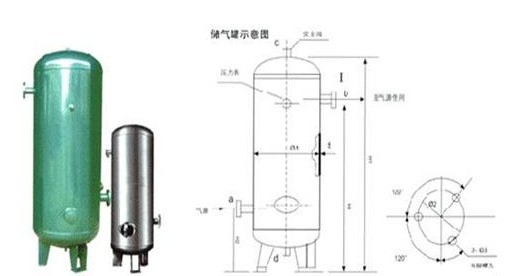 申江储气罐供应,1.5立方储气罐厂家,申江容器厂