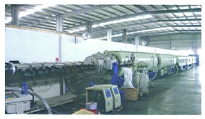 PE燃气供水管材设备，专业技术生产{gx}塑料管材生产线