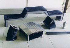 山东威海雕铣机防护罩/钢铝防护帘，韵达发货