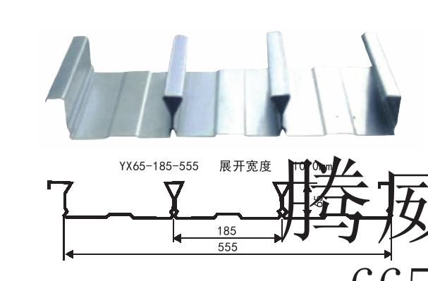 555闭口楼承板，镀锌楼承板，闭口楼承板