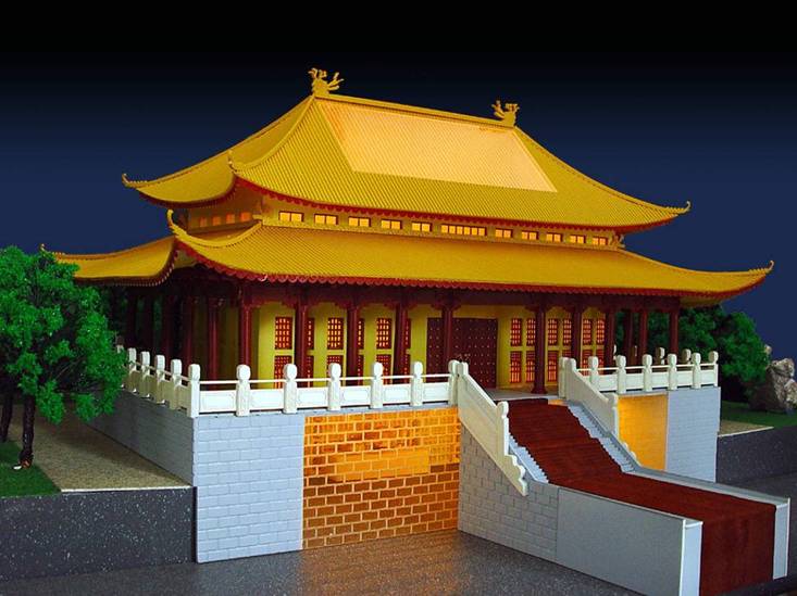 武汉古建筑模型,古建模型，仿古模型。