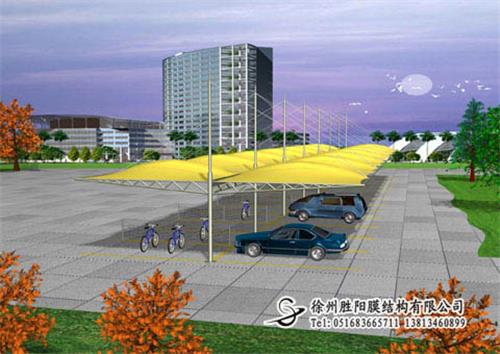 制作膜结构车棚，阳光板车棚，泰州市姜堰市膜结构有限公司