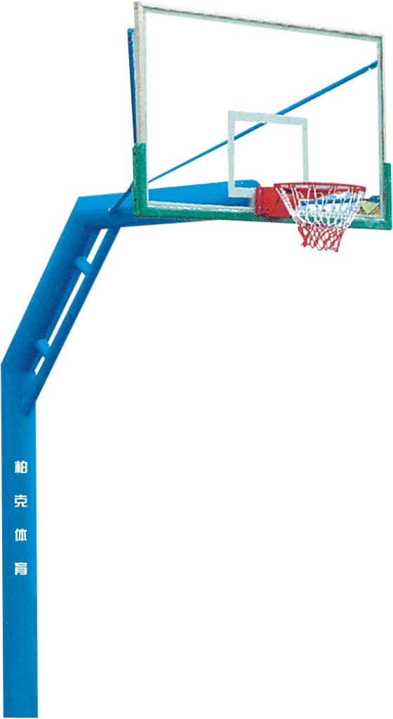新款 独臂埋地式篮球架 透明板篮球架 茂名市 埋地篮球架 肇庆 埋地式篮球架 www.zsboke.com