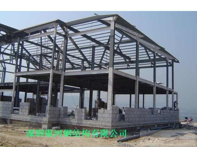 深圳别墅钢结构 ，钢结构阁楼，钢结构阳台，地下室仓库